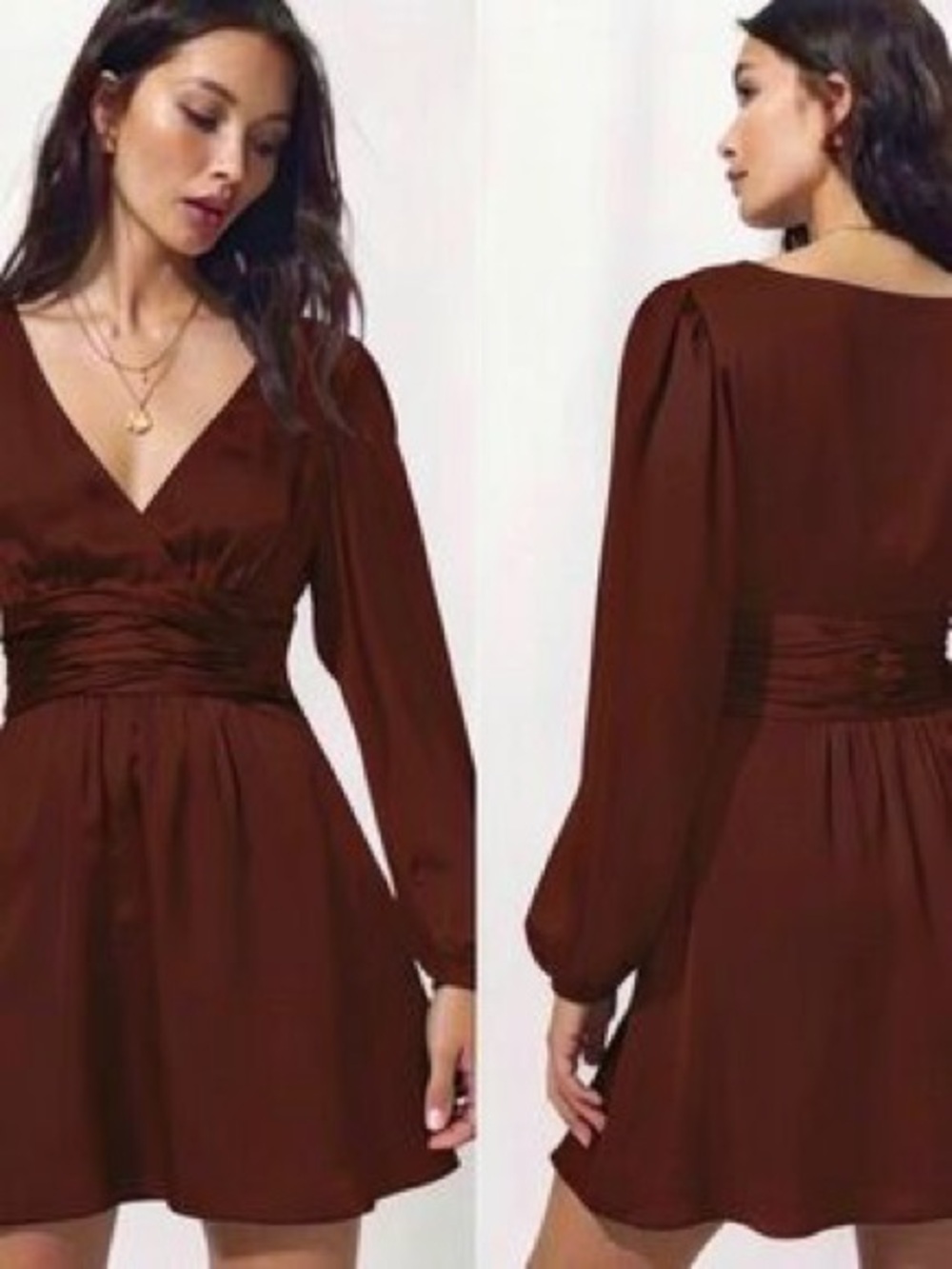 Wilfred Burgundy Rhythm Dress